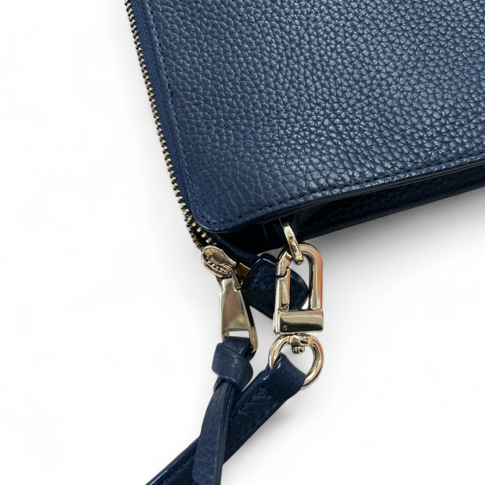 Tory Burch Navy Brody Pebbled
Wallet Crossbody - Picture 5 of 6